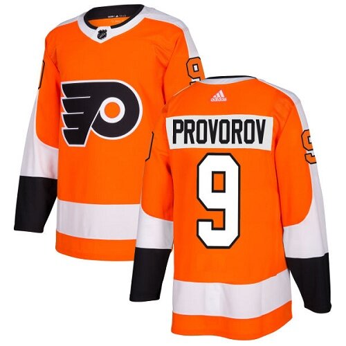 Youth Philadelphia Flyers #9 Ivan Provorov Orange Home Authentic Hockey Jersey
