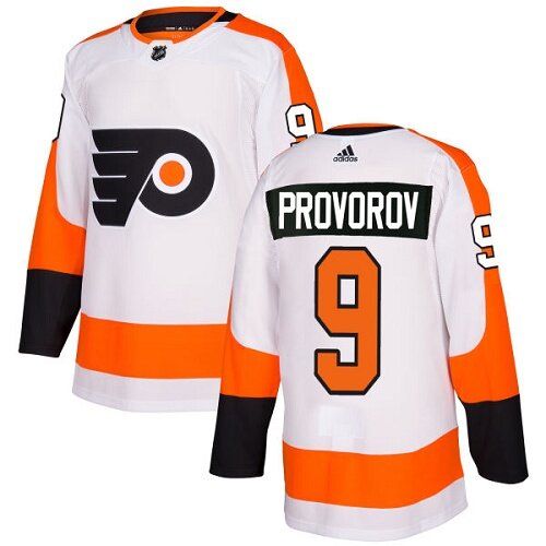 Youth Philadelphia Flyers #9 Ivan Provorov White Away Authentic Hockey Jersey