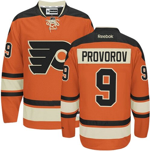 Youth Philadelphia Flyers #9 Ivan Provorov Black Alternate Premier Hockey Jersey